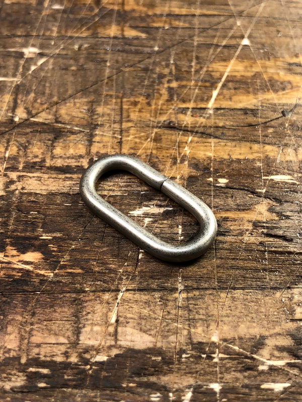 Wire Form Loop Nickel Plated Matte 22mm